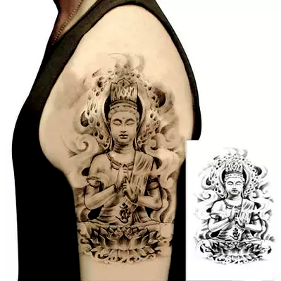 One Piece Buddha Tattoo Sticker on Luulla